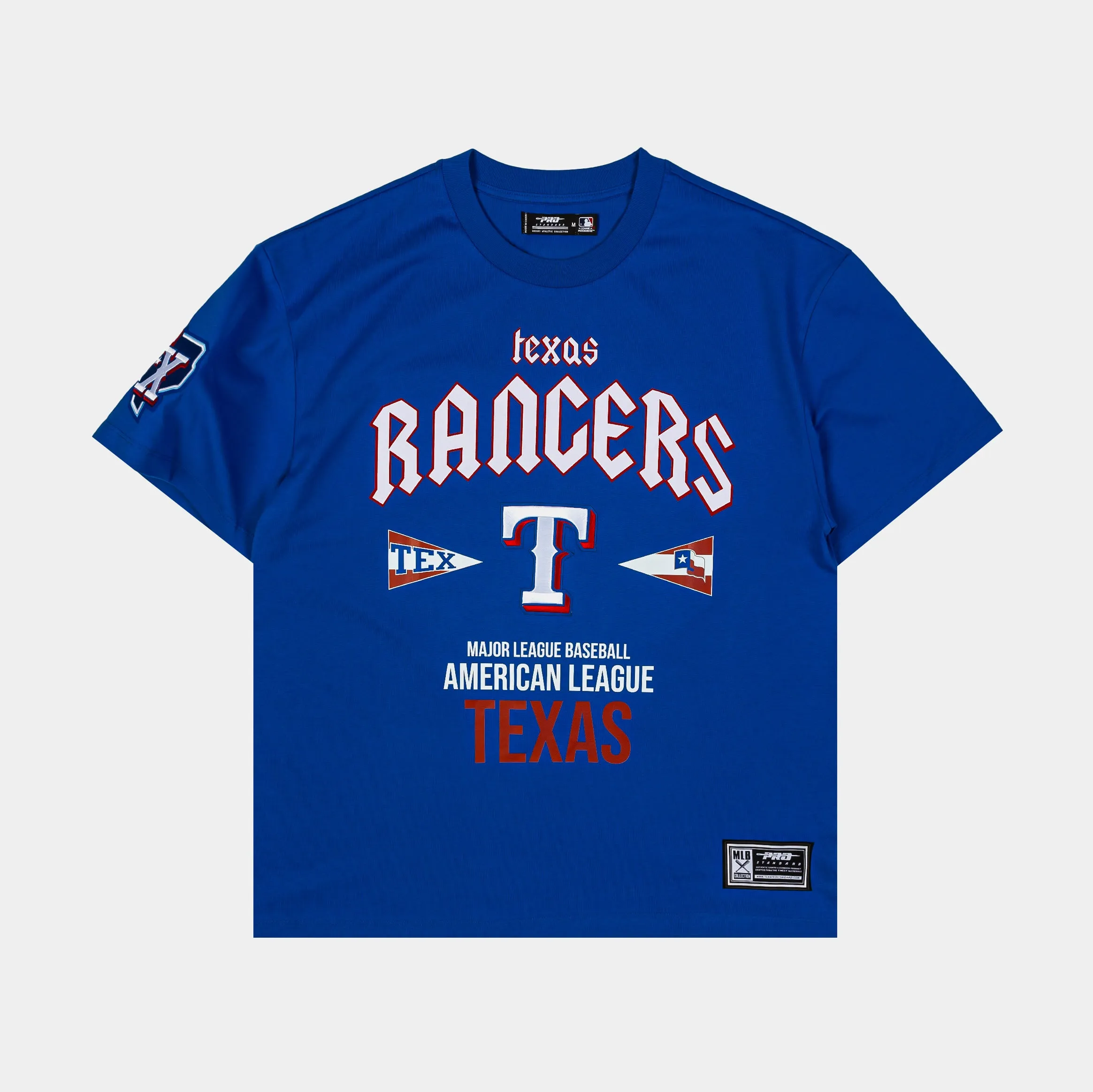 Texas Rangers City Tour Drop Shoulder Mens Short Sleeve Shirt (Blue) Breathable Fit Wear Casual Comfort Wear