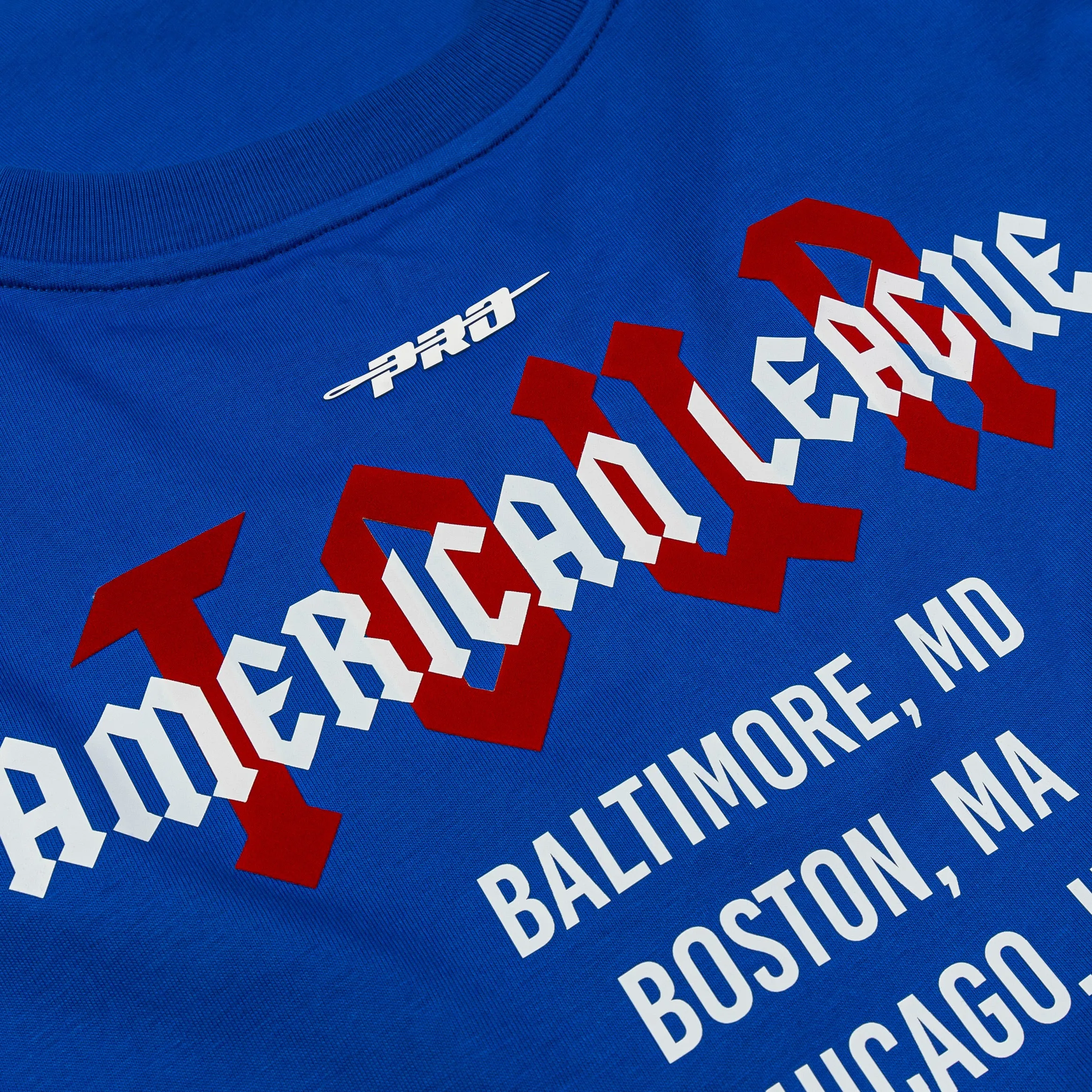 Street Ready Texas Rangers City Tour Drop Shoulder Mens Short Sleeve Shirt (Blue)