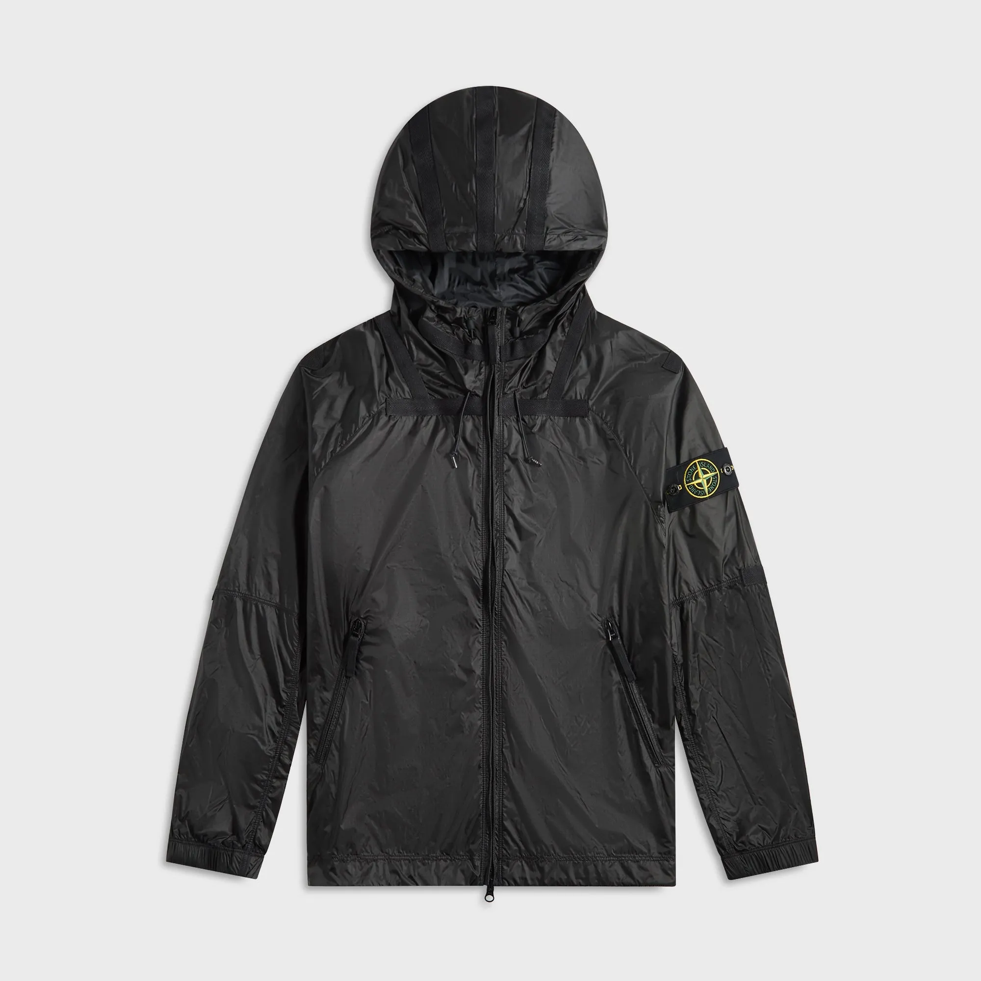 Stone Island Nylon Metal Jacket - Lead Grey Seamless Welded Construction