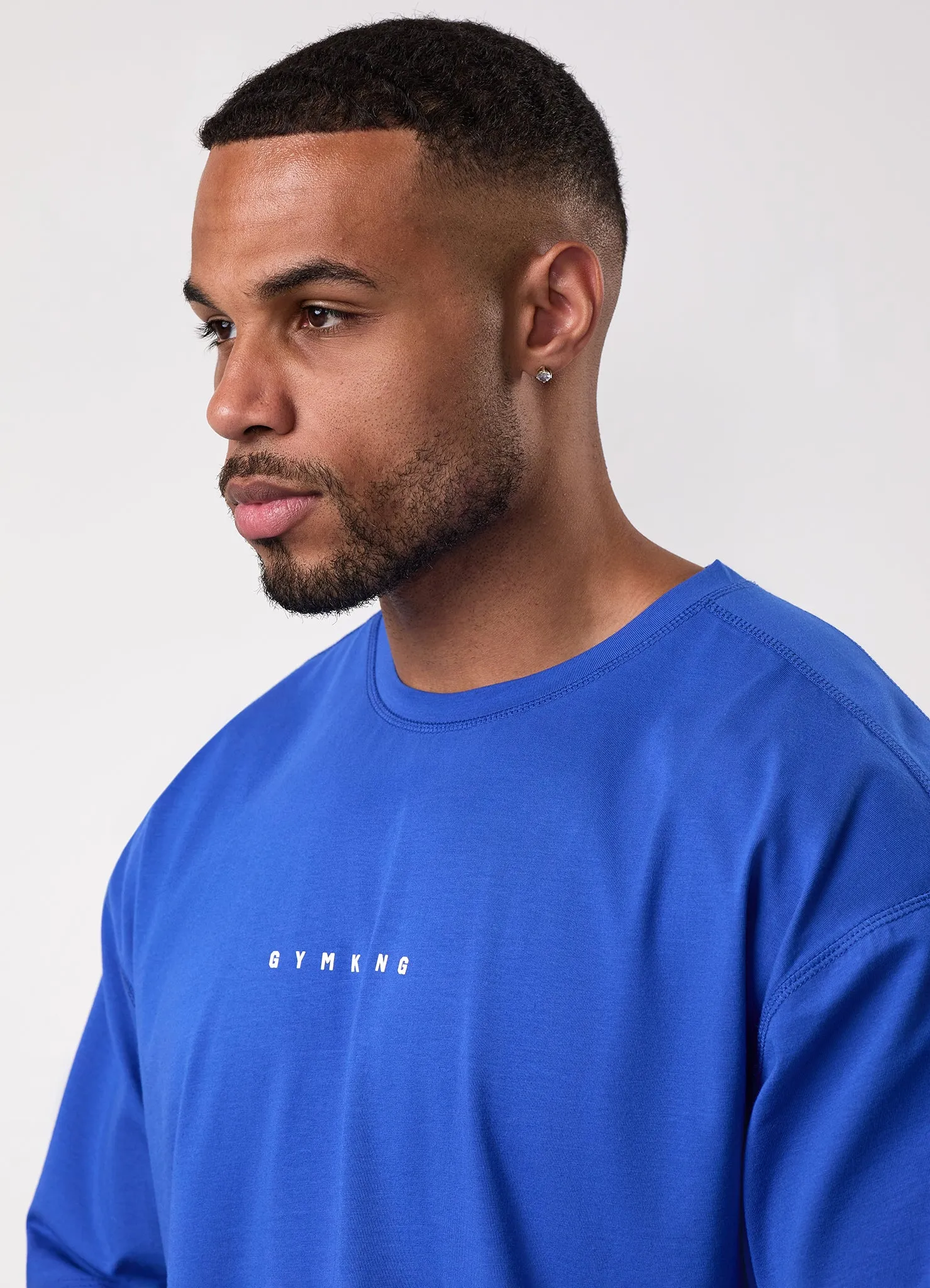 Gym King Rival Jersey Tee - Capri Blue Timeless Wear Date night