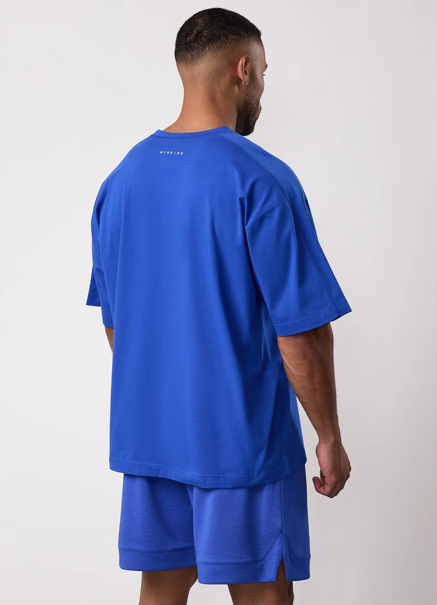 Cozy Comfort Holiday Wear Gym King Rival Jersey Tee - Capri Blue