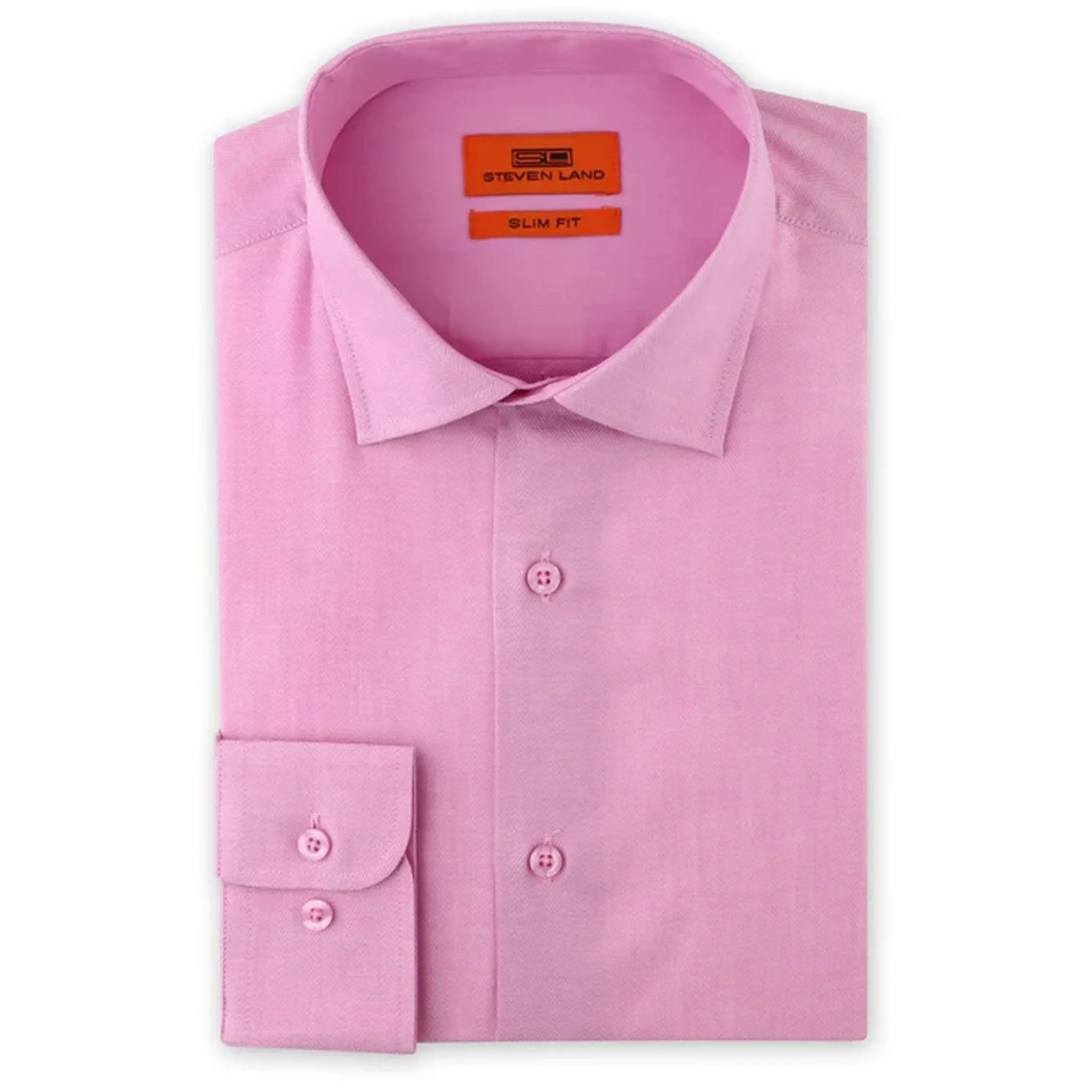 Comfortable fit Sb1942 Steven Land Herringbone Shirt