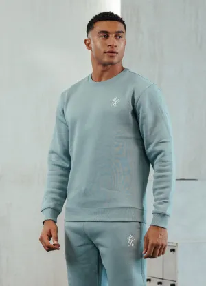 Gym King Fundamental Fleece Crew - Smoke Layered Wear