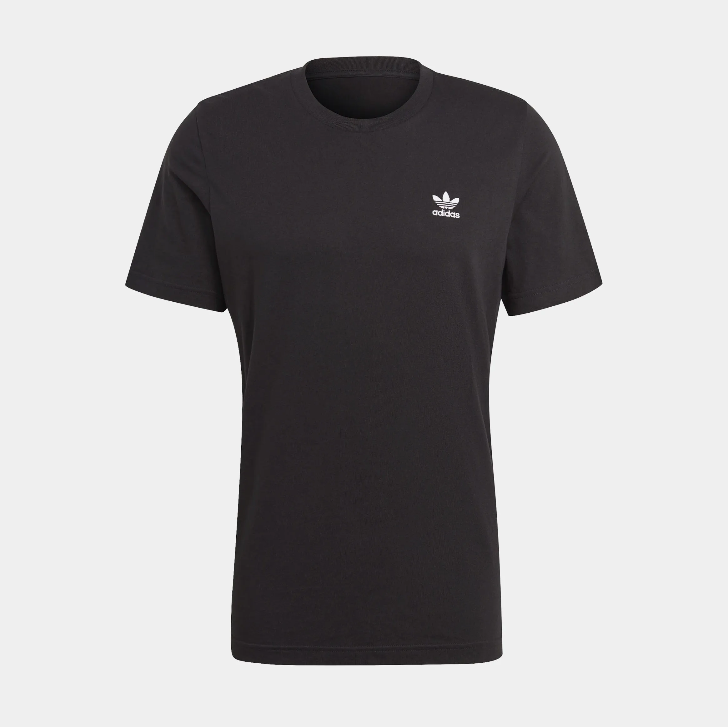Essentials Short Sleeve Tee Mens Tshirt (Black) Wrinkle-Free