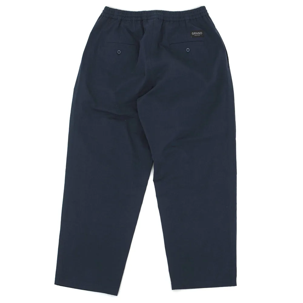 Light Stretch Weekend Wear Cotton Pant (Navy)