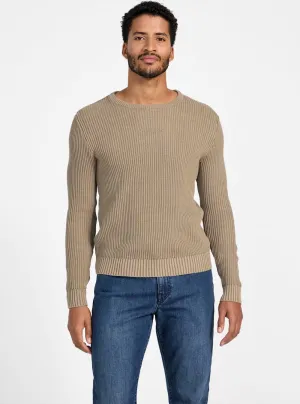 Brown Olex Knitted Sweater Everyday Essentials Light Jacket