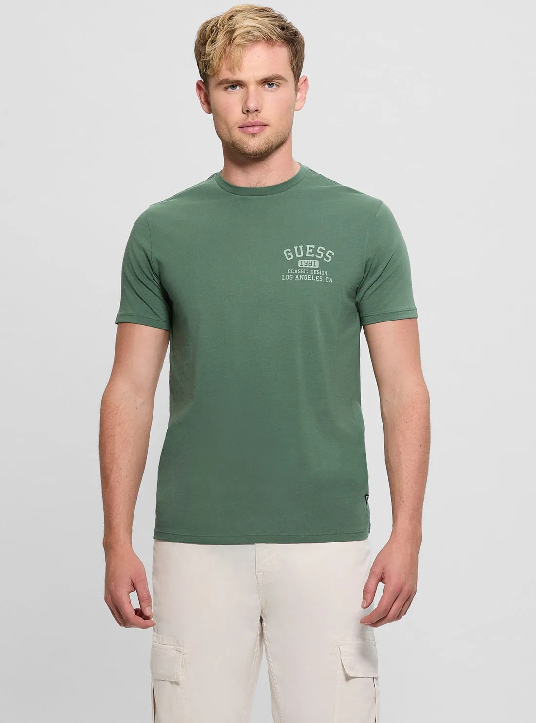 NoSideSeams Green Classic Collegiate T-Shirt