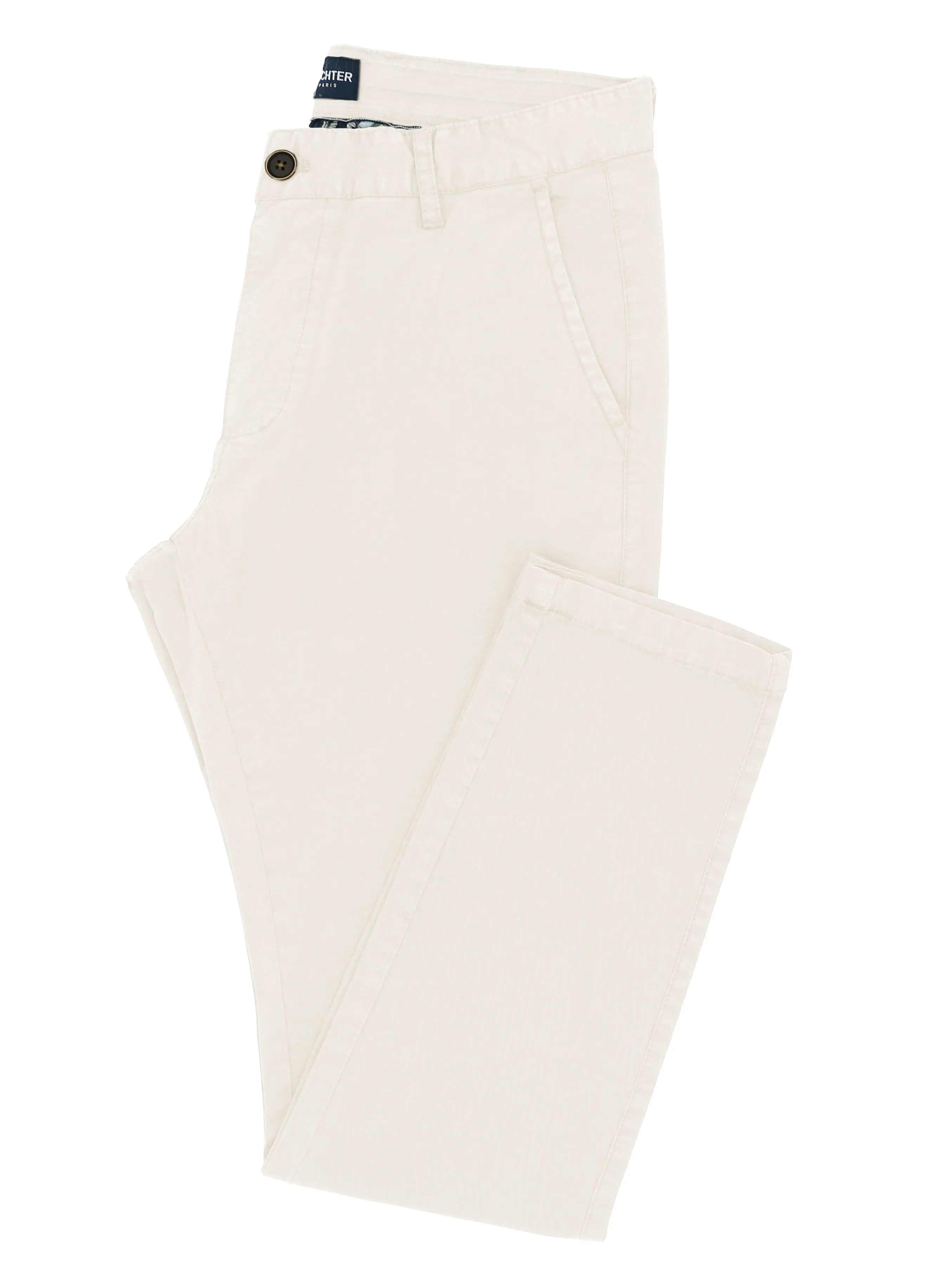 Easy Wear Jules Ivory Slim Chino