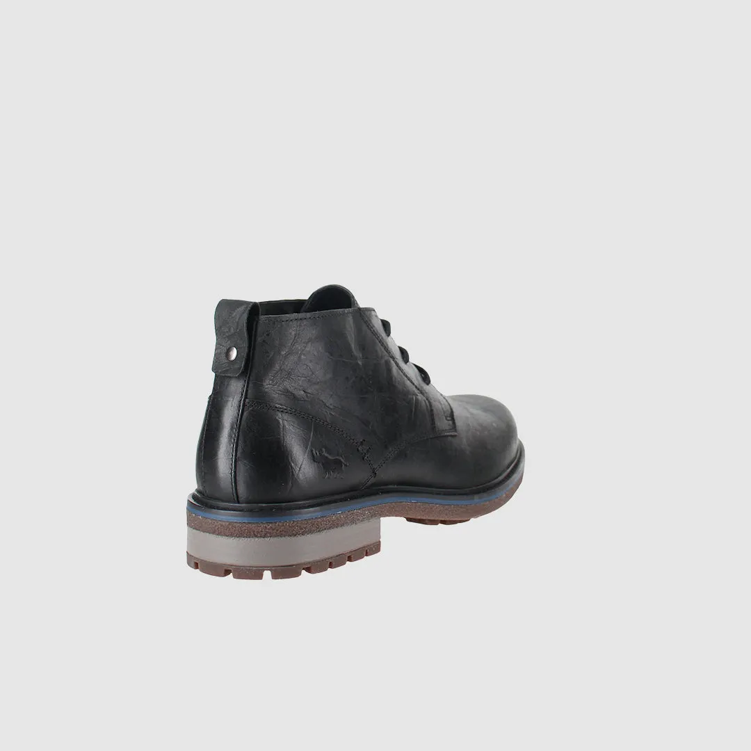 Everyday Walk Craft Lace Up Boots Black