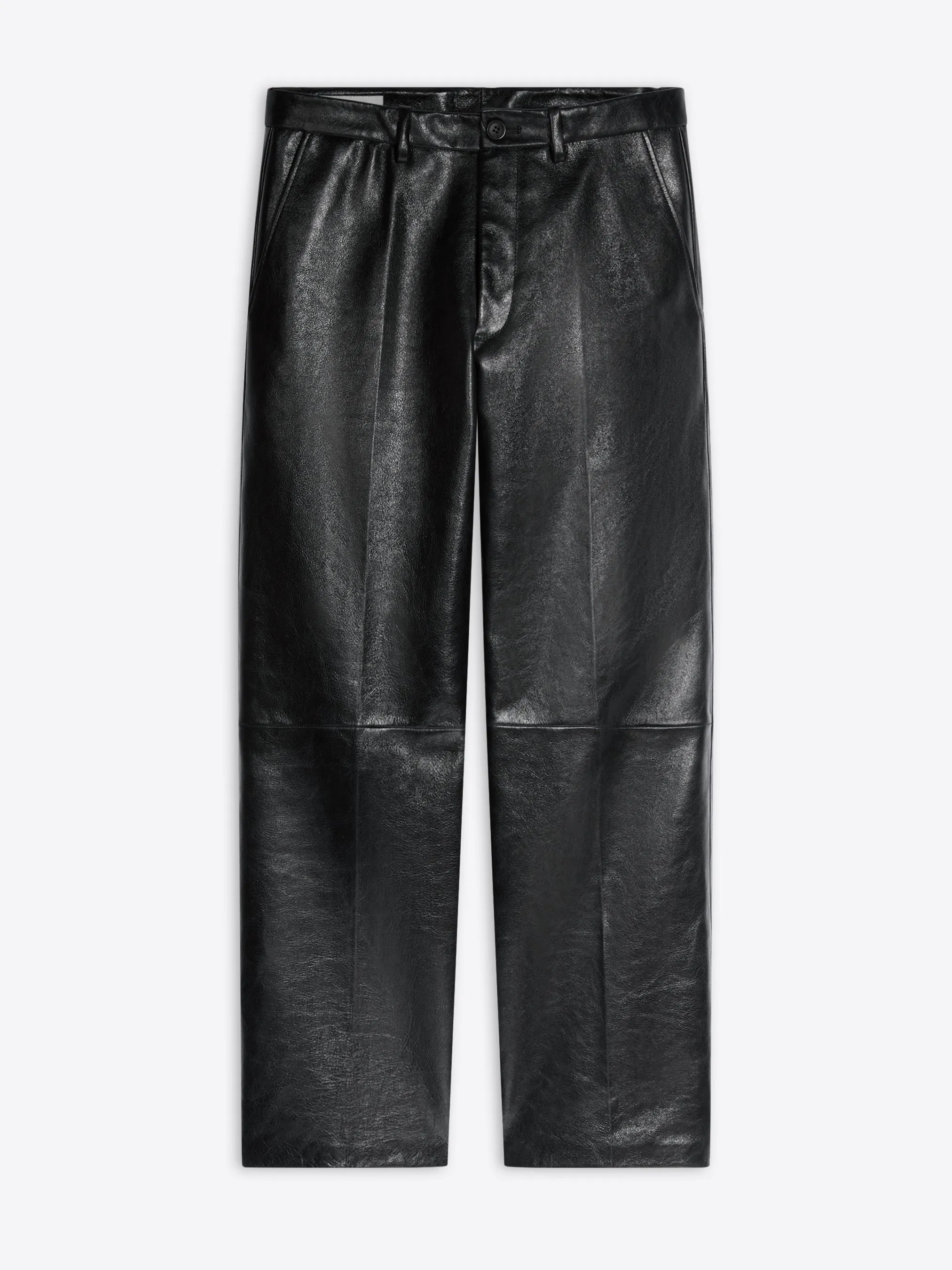 AllDayComfort Relaxed Lines Cropped leather pants
