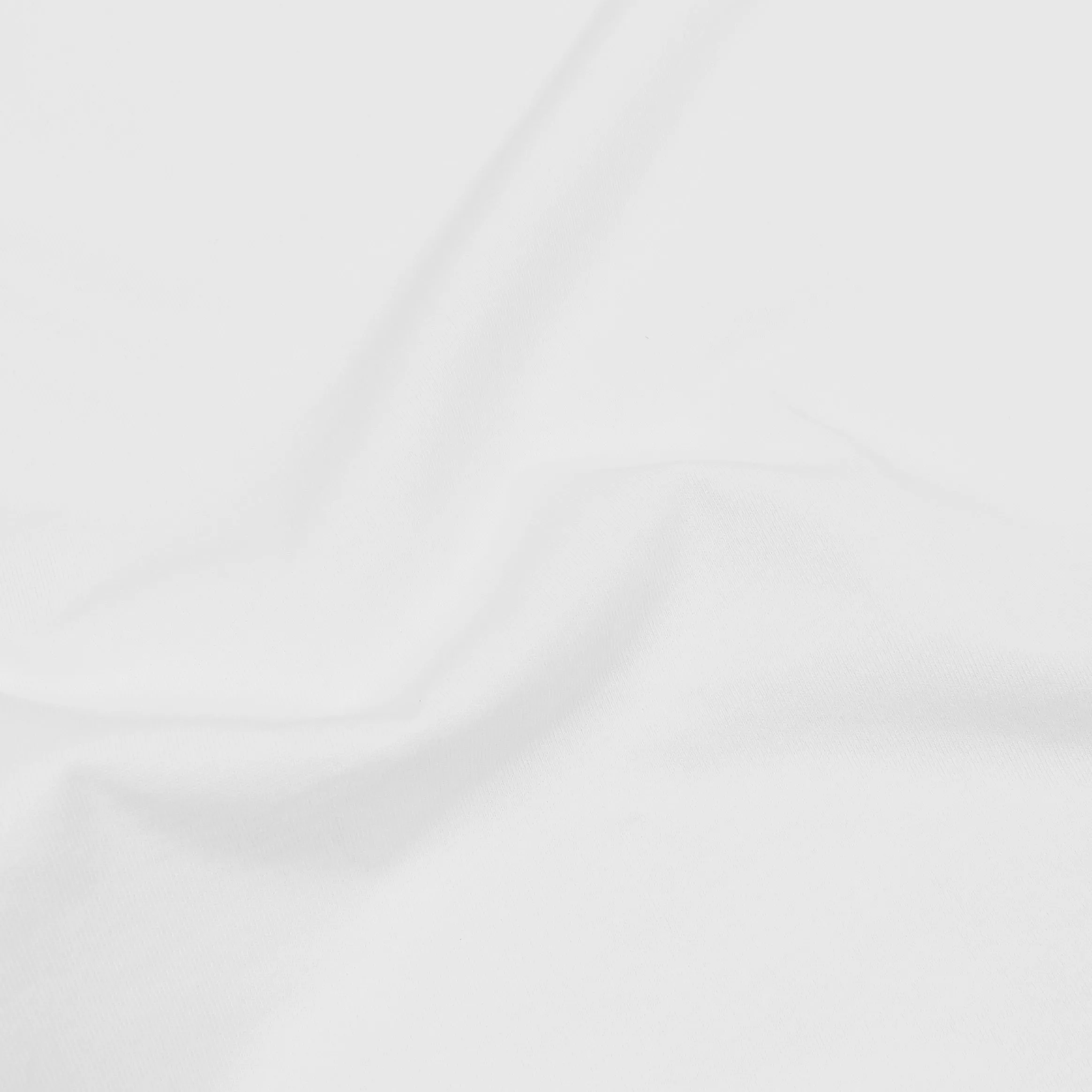 Cropped Tee Mens Short Sleeve Shirt (White) Practical Design