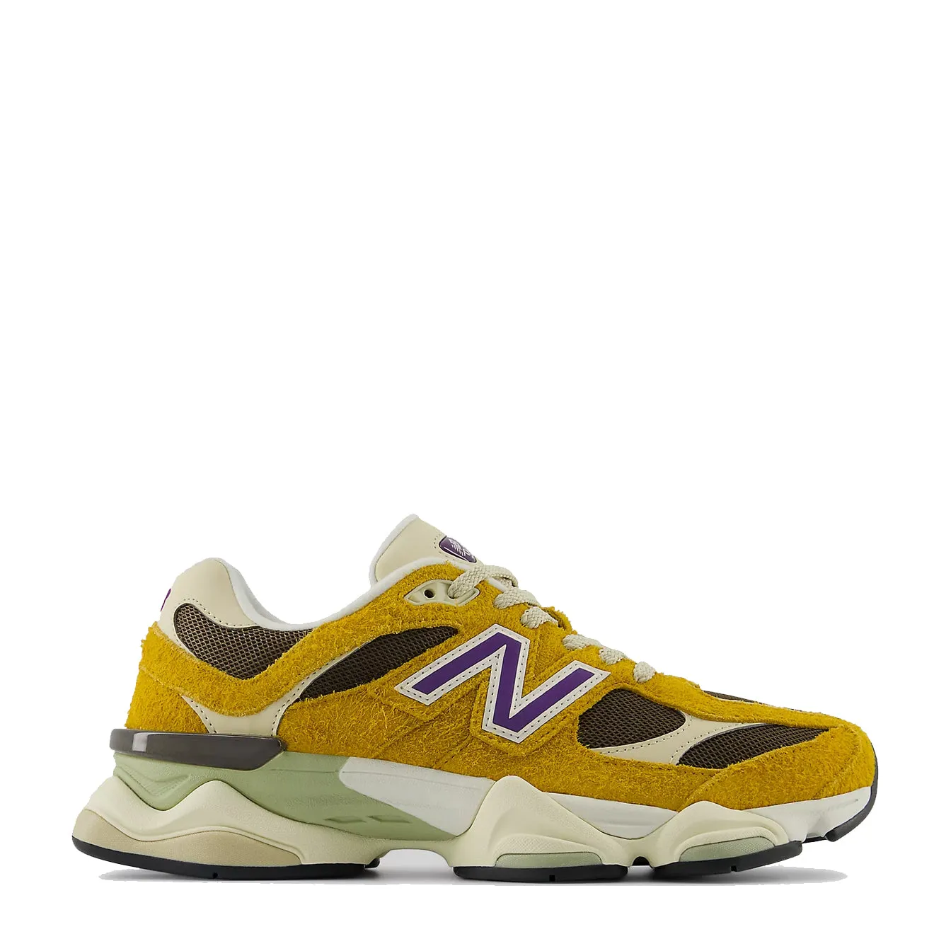 Low Impact Sole Geometry Angel Mood New Balance 9060 Trainer Butterscotch / Dark Mushroom