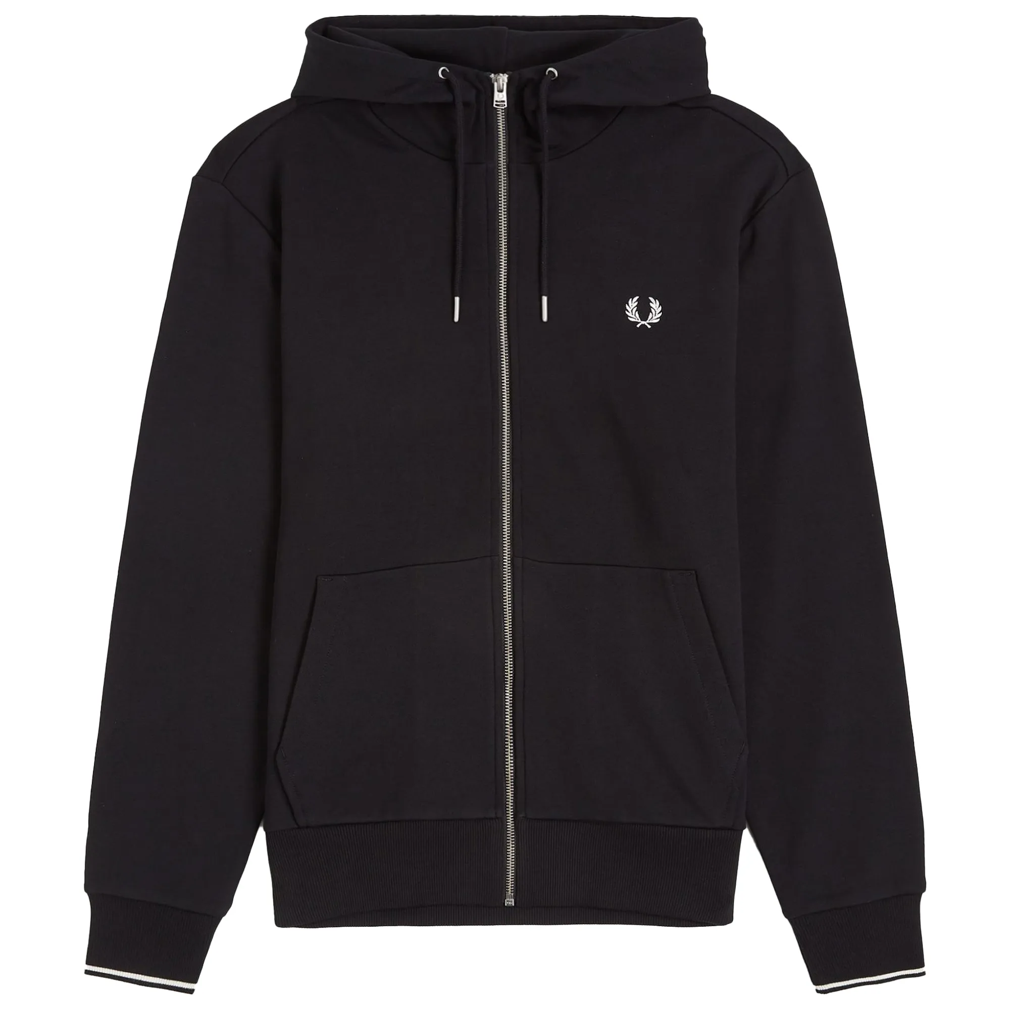 Sports Apparel goes with leggings Fred Perry Zip Through Hooded Sweat