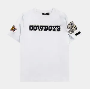 Dallas Cowboys Tackle Twill Mens Short Sleeve Shirt (White) Chic And Comfortable Weekend Smart Look