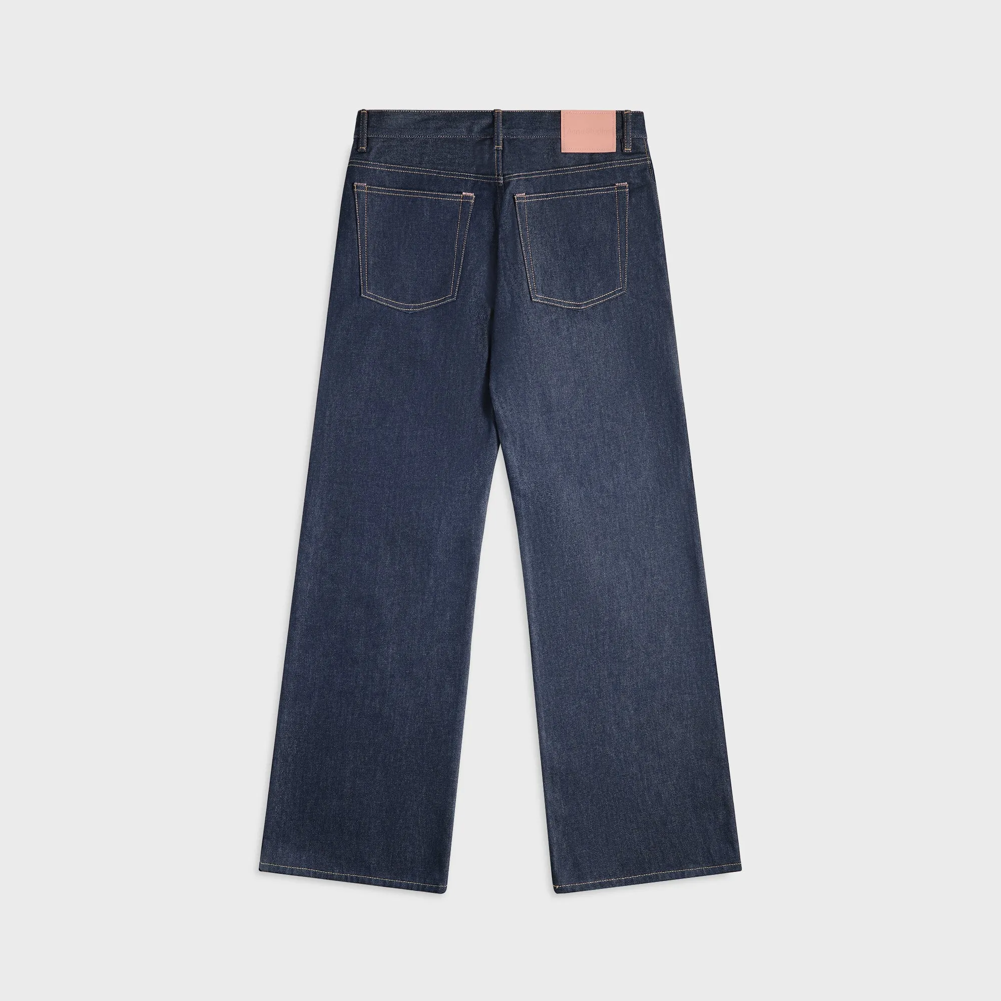 Morning Stroll Outdoor Adventure Date Night Fashionable Fit Acne Studios 2021M Jeans - Indigo Blue