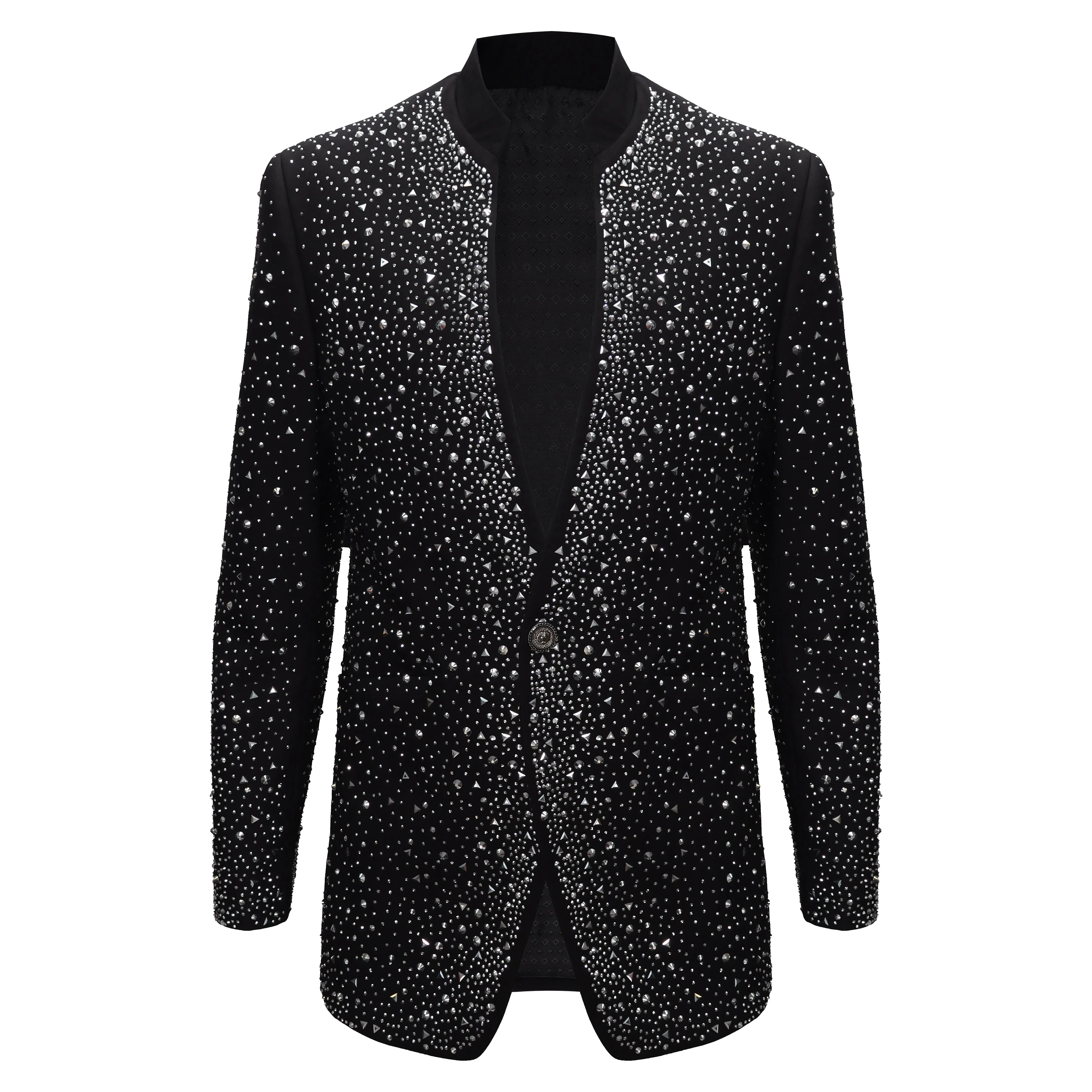 Flexible Cuffs Hard Cover Culture Couture Embellished Blazer ?C Red Carpet Edition BLACK/SILVER