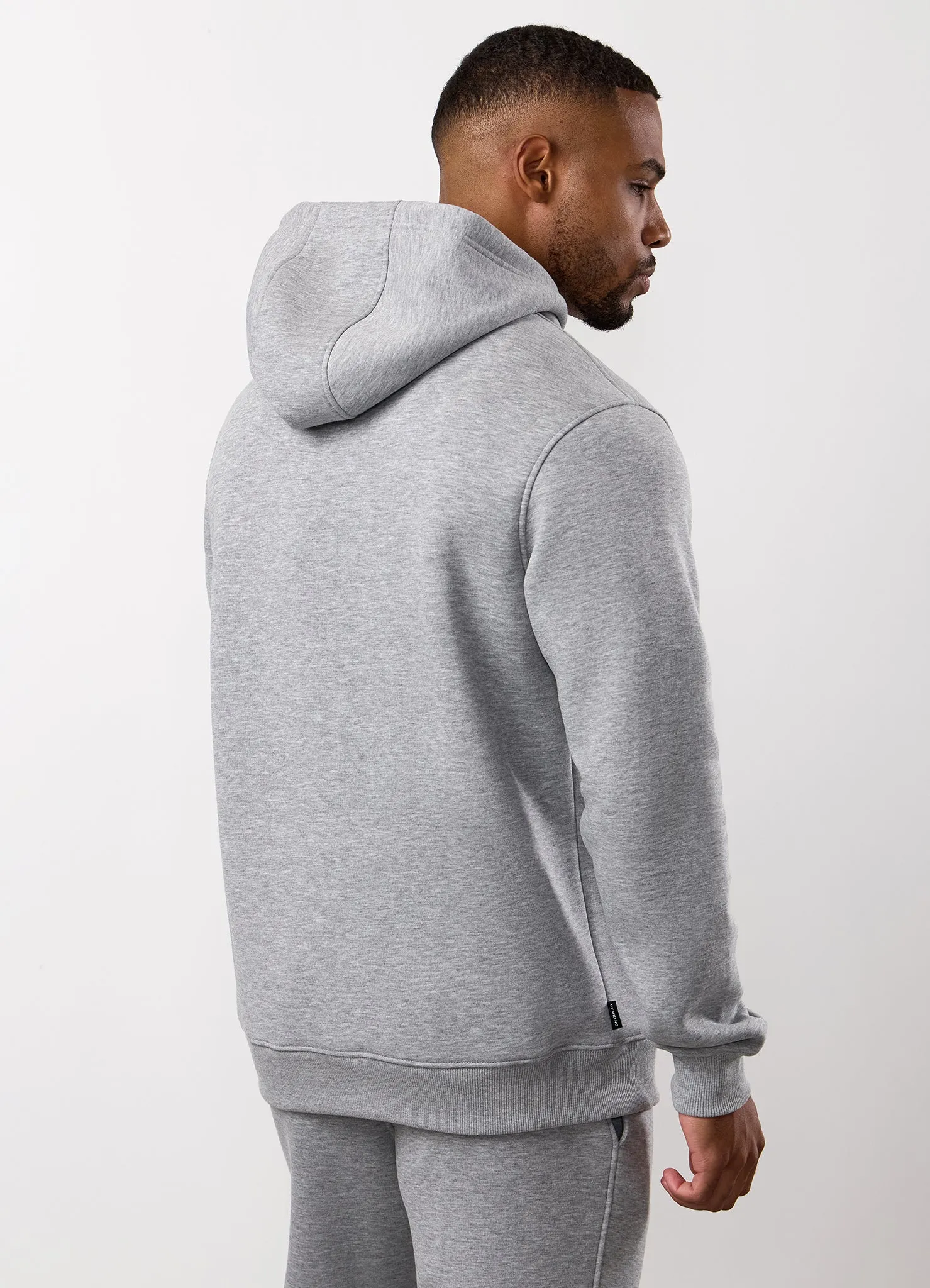 product fringe edginess Gym King Fundamental Linear Hood - Grey Marl