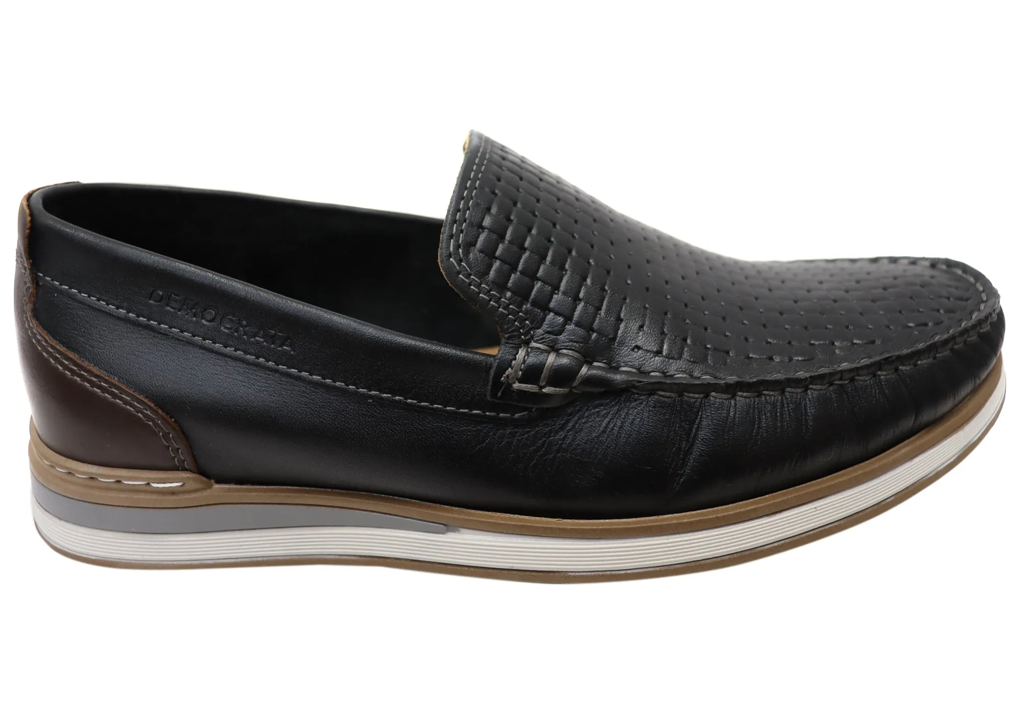 Park Path Democrata Tommy Mens Brazilian Comfortable Leather Loafers Shoes