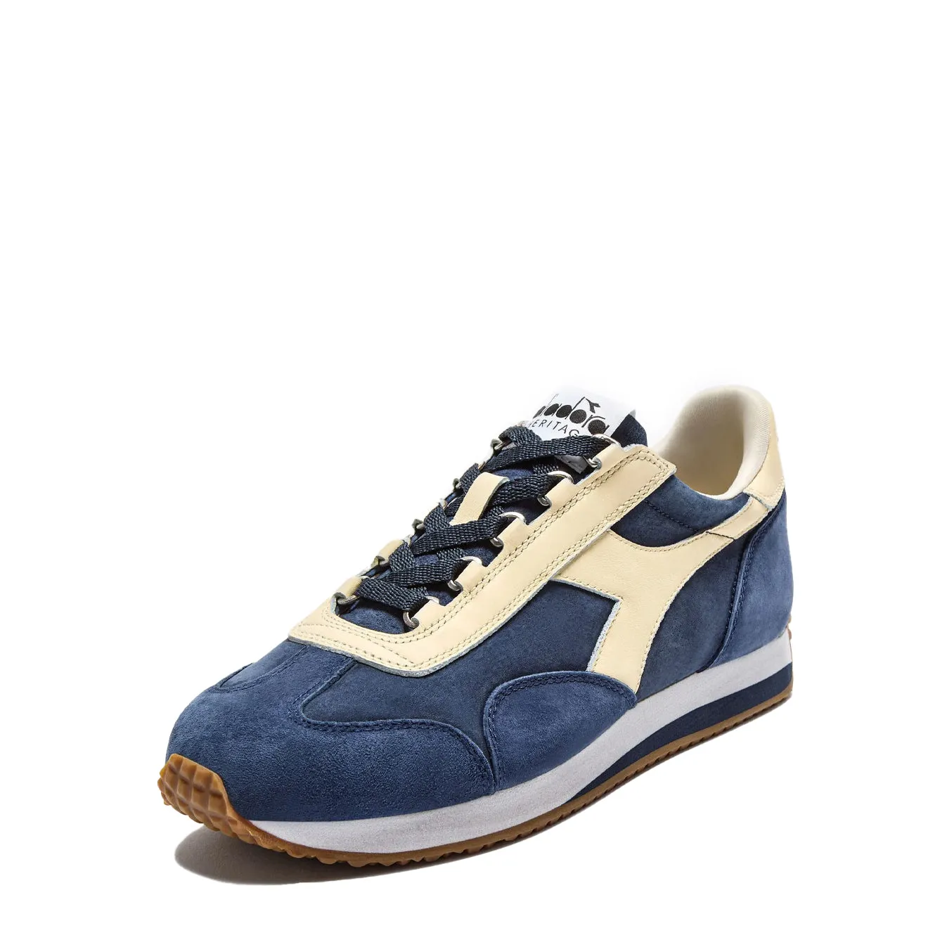 Diadora Equipe 75 Sw Trainer Blue Caspian Sea Anti Fatigue Technology Soft Interior
