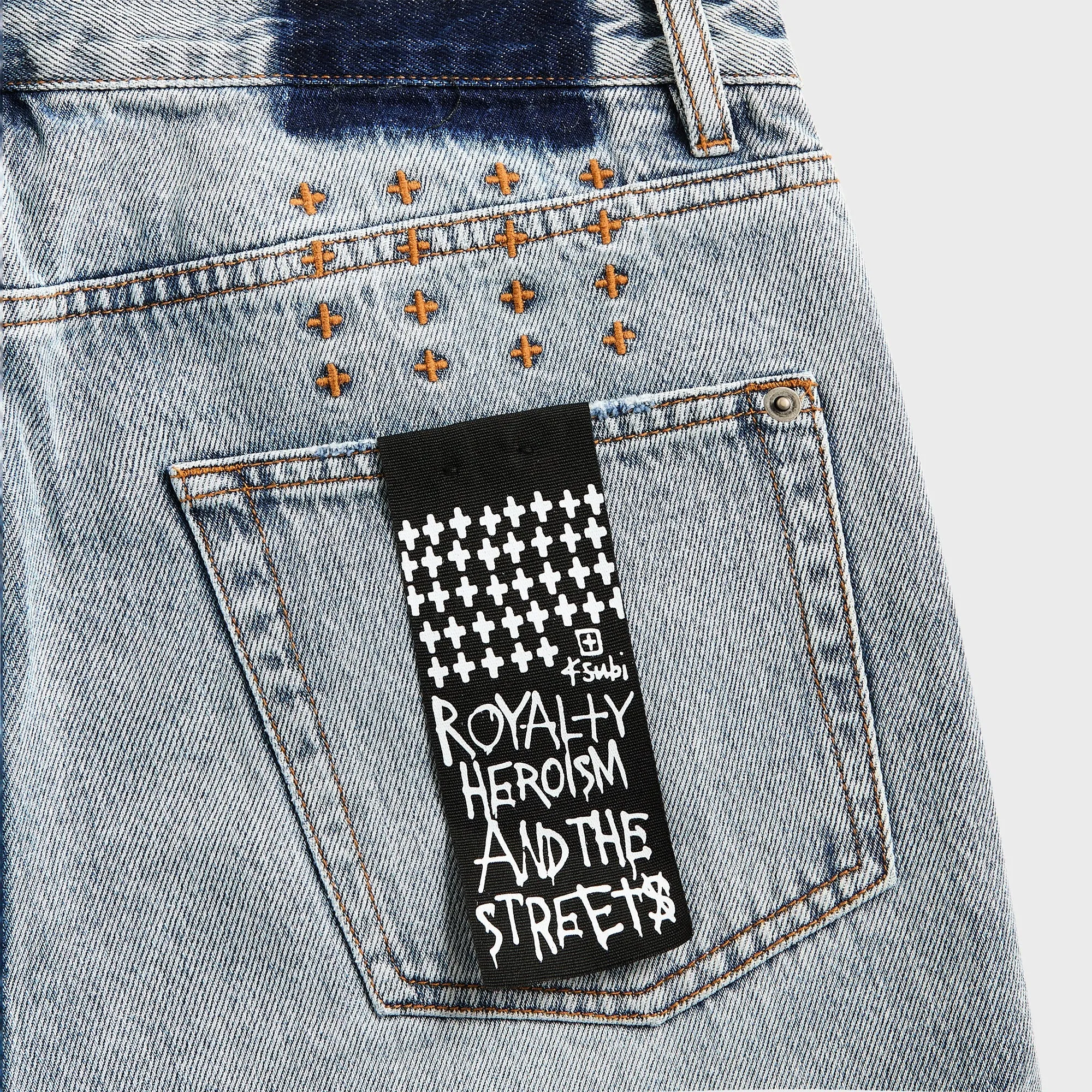 Ksubi Anti K Short - Bunker Blue No Slip Grip