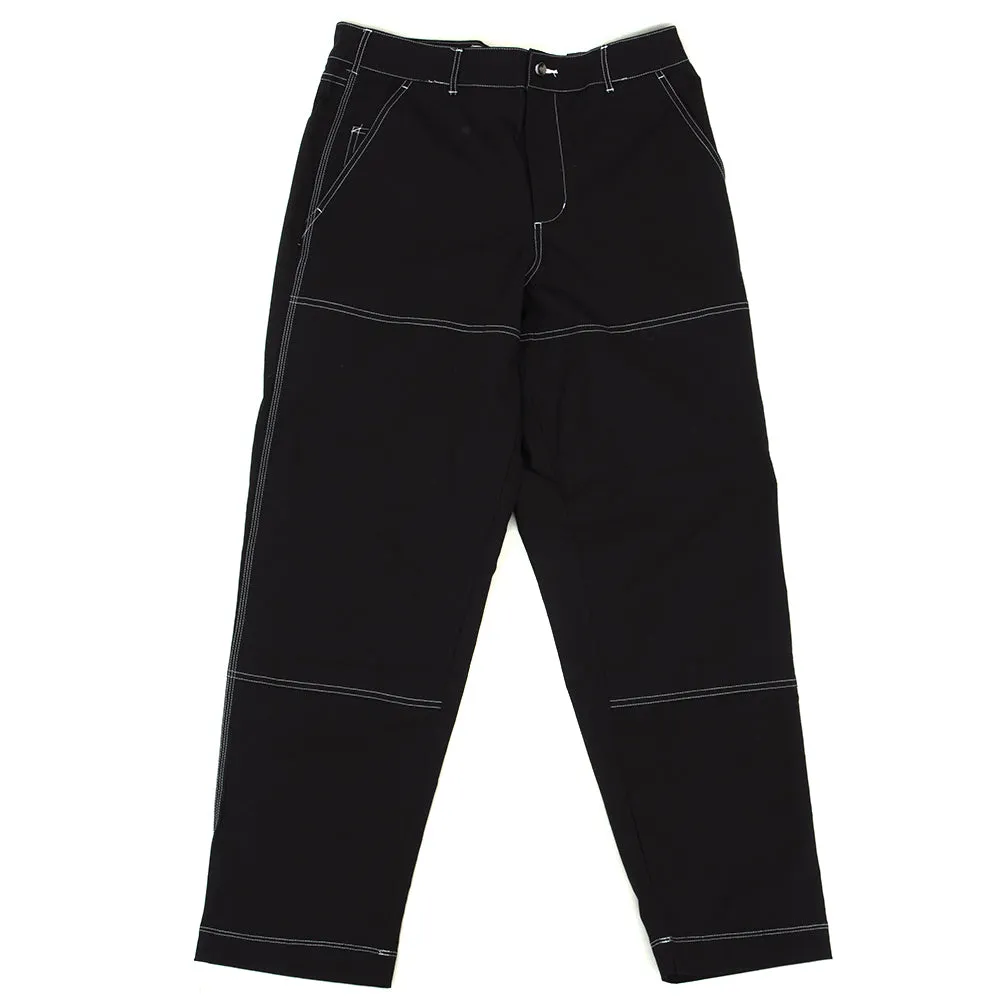 Double-Knee Skate Pants (Black) (S ) SnagFreeFabric