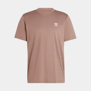 Essentials Mens Short Sleeve Shirt (Brown/White) Smart Design AllDay Comfort