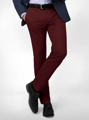 Comfortable Cut Italian Cotton Stretch Pants