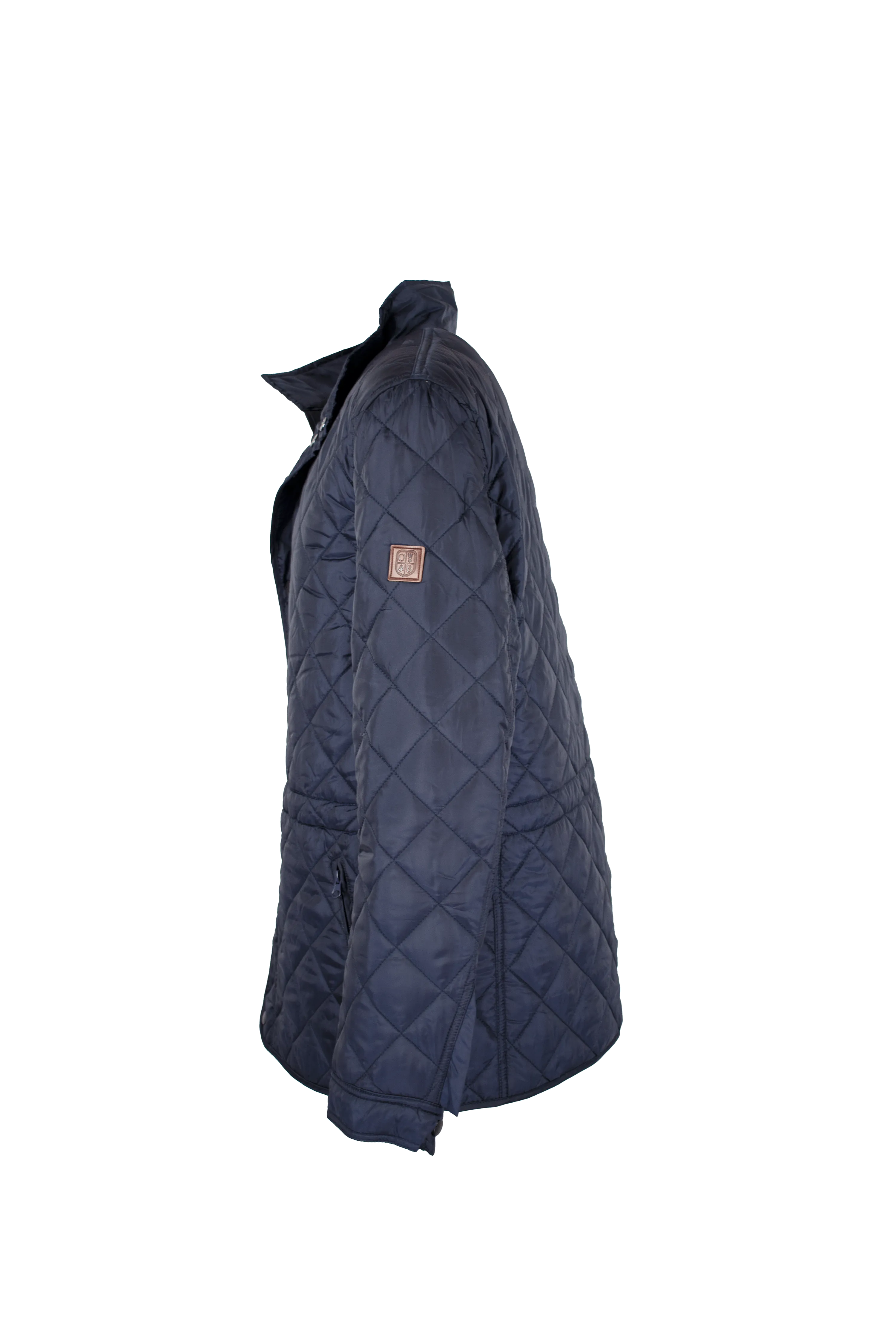 MJ002 - Men's Leiden Quilted Jacket - NAVY Chic Edge