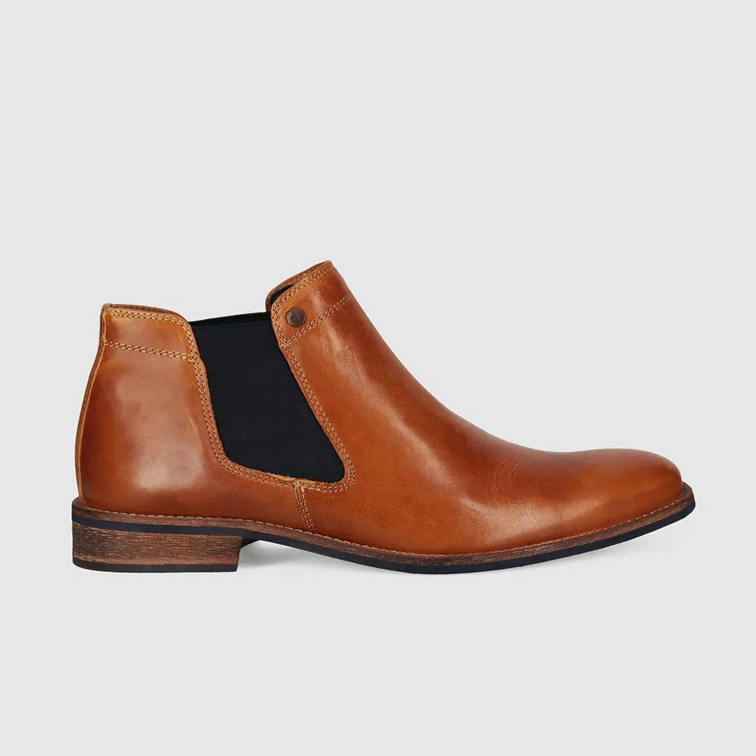 Drake Chelsea Boots Tan Stain Resistant