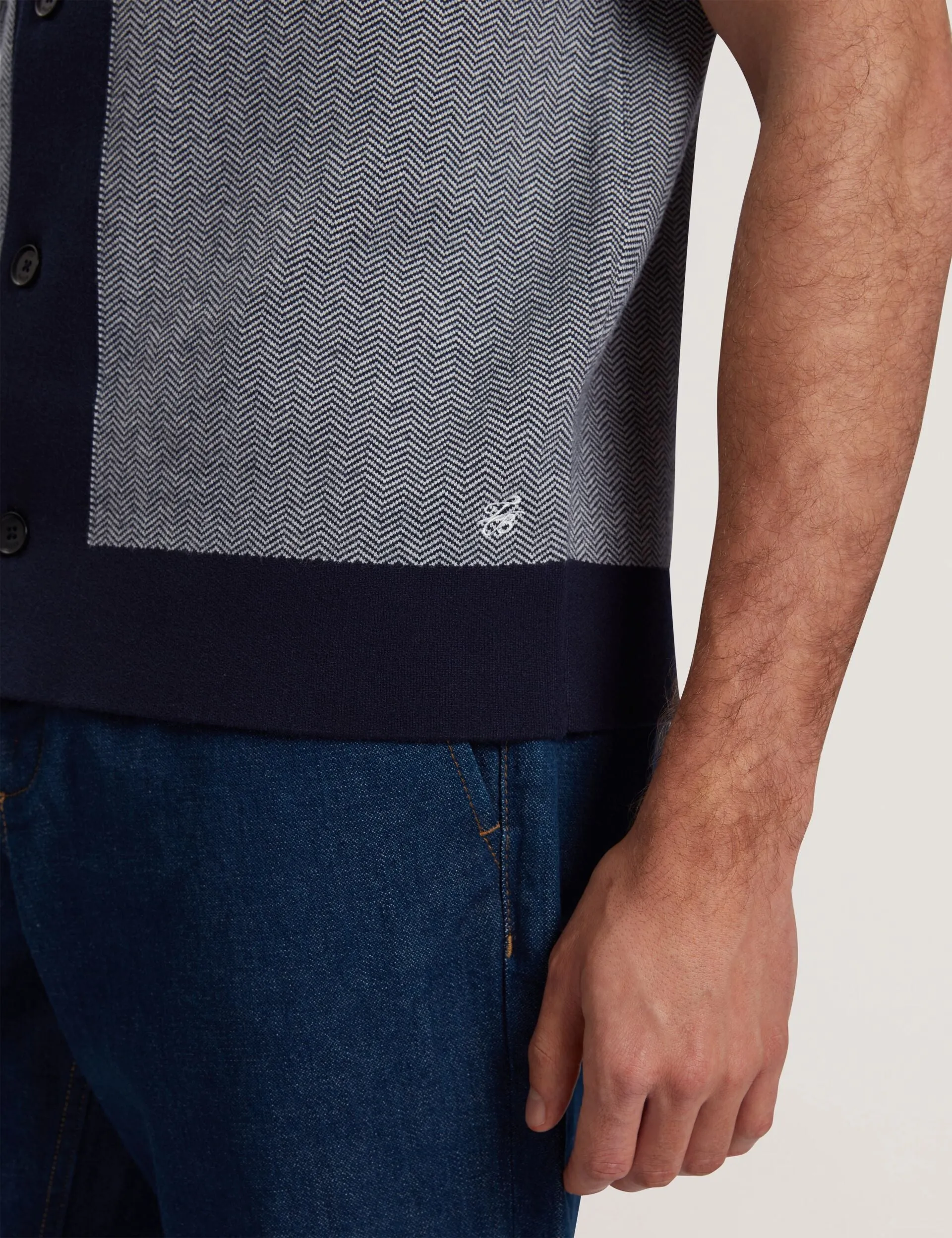 Soft Touch Fabric PADRIG | NAVY