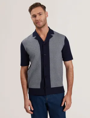 Asymmetrical Cut PADRIG | NAVY