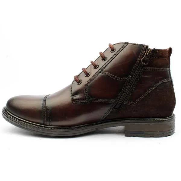 Dubarry Mens Swatch Ankle Boot Brown Warm and Cozy Travel Easy