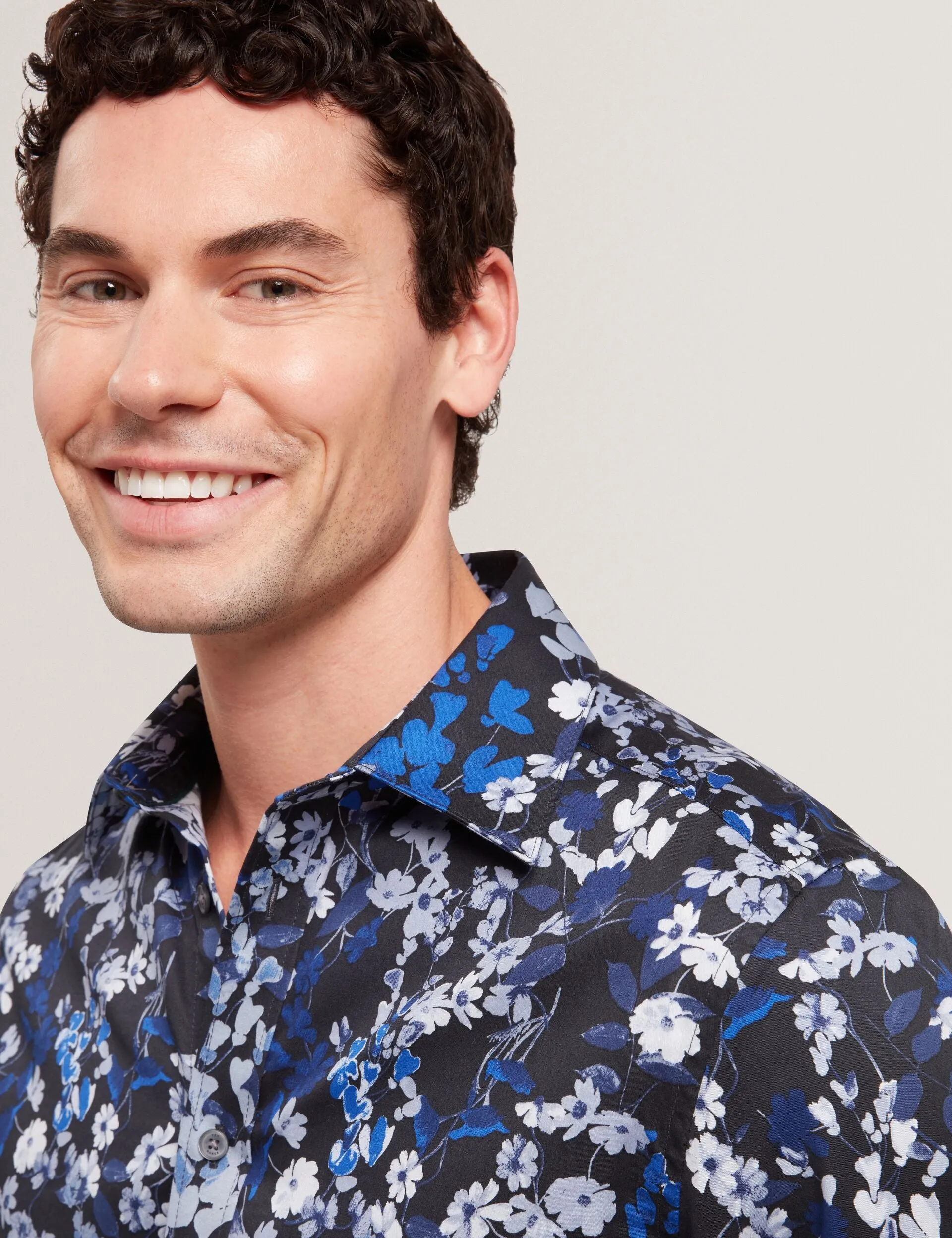 Double Needle Hemming Sweat-Absorbing HOLIWAY | NAVY