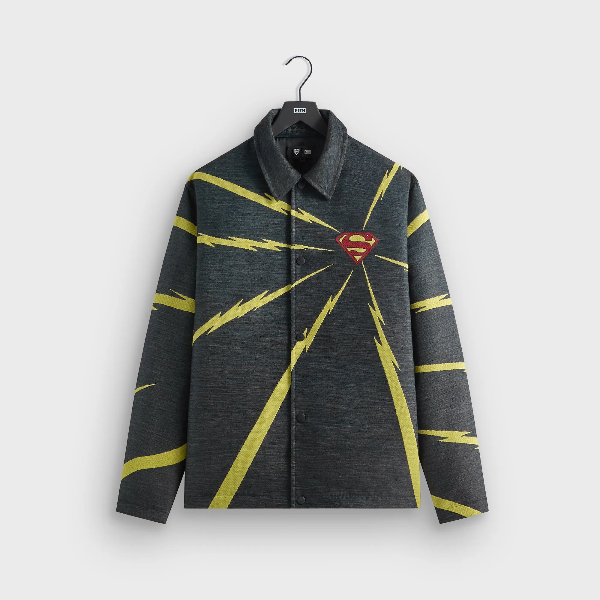 Superman | Kith Lightning Tapestry Jacket - Black Smart Casual