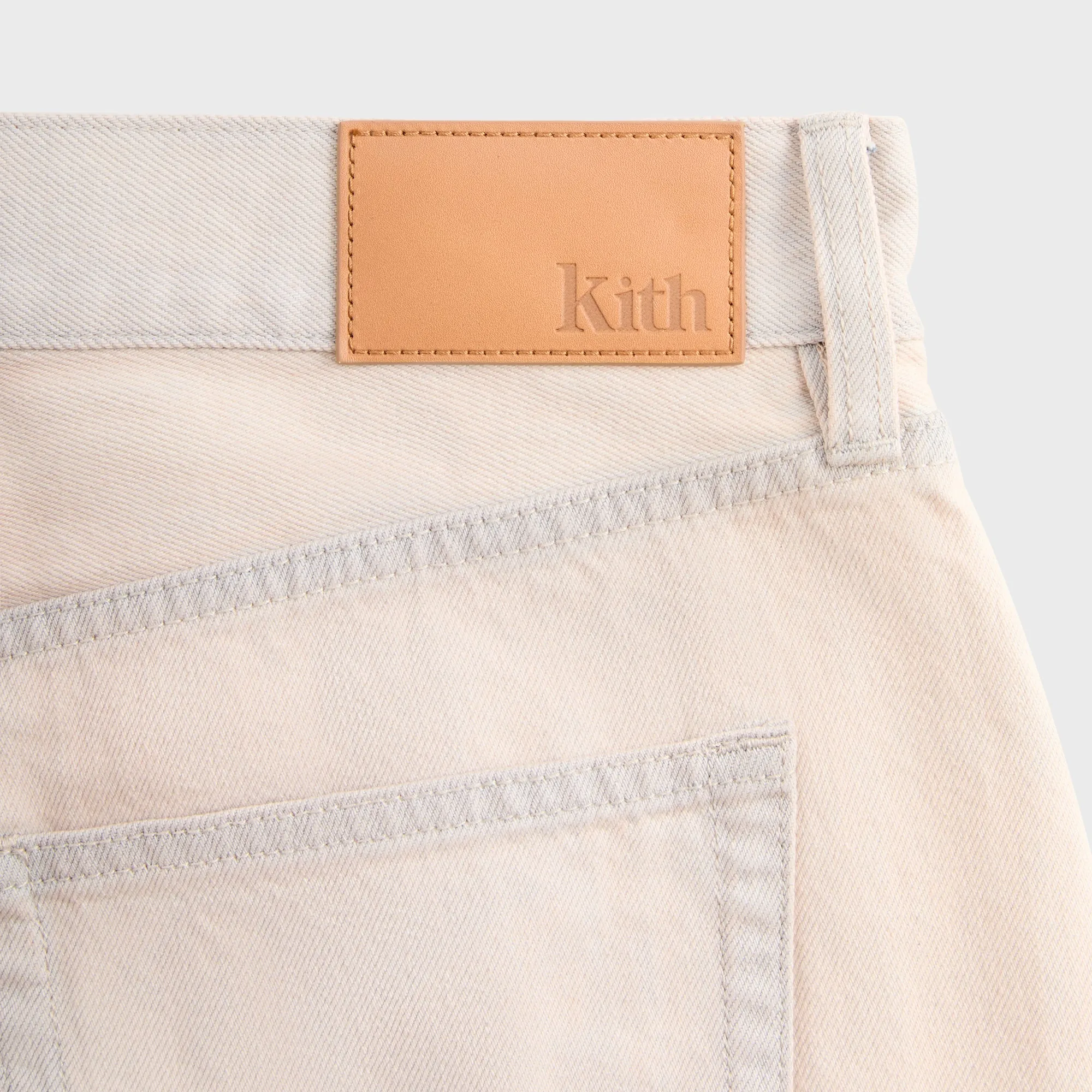 Kith The Webster Chill Jean - Washed Pastel Classic Five Pocket Design Recycled Cotton Blend