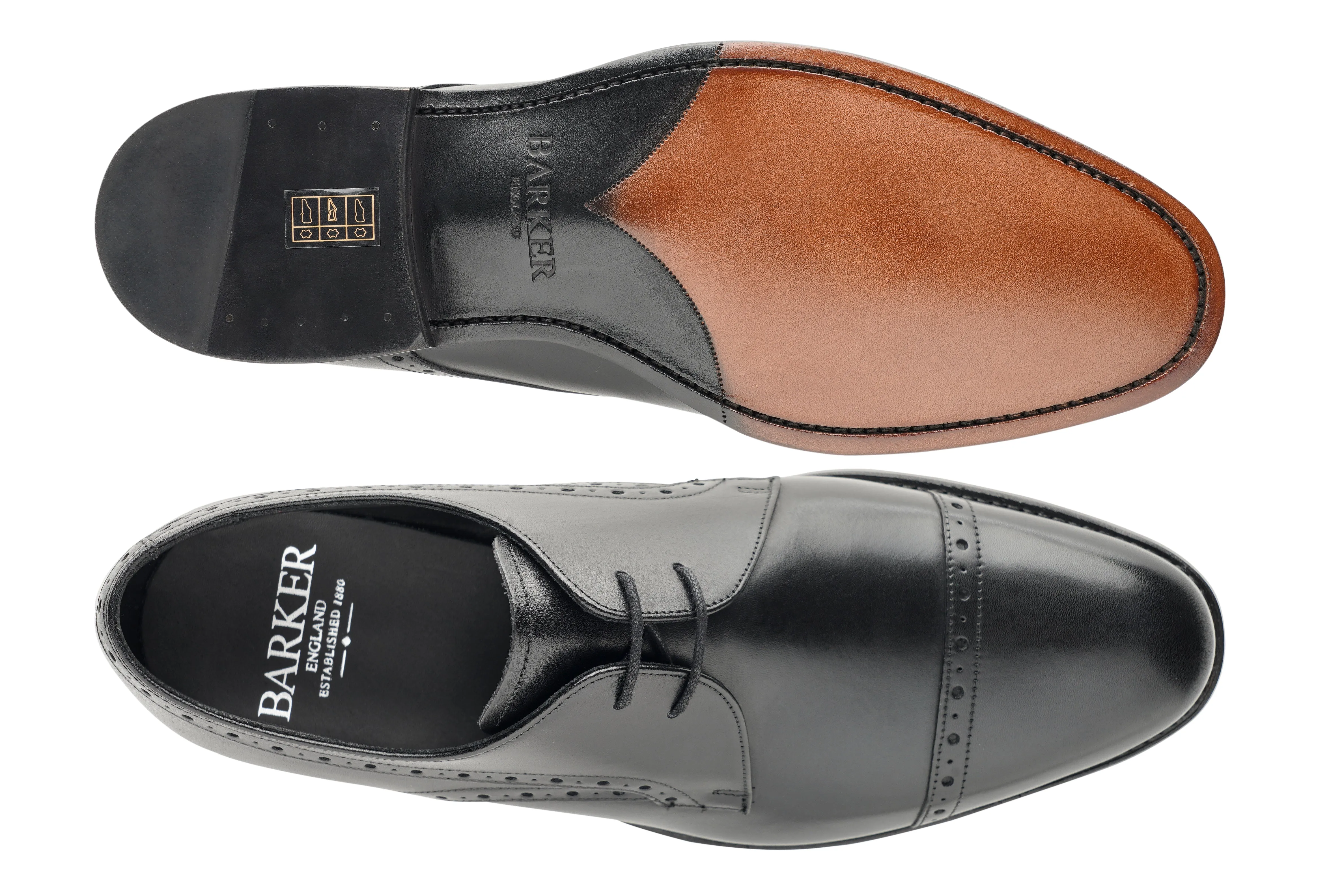 Spring step Shine Lock Ealing - Black Calf