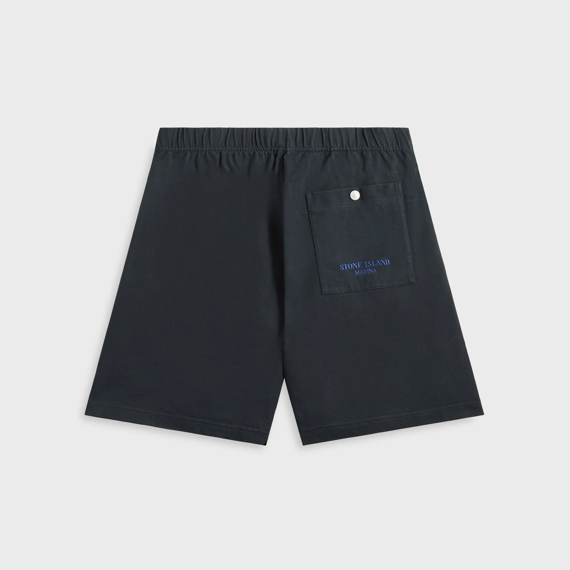 Soft touch finish Stone Island Combed Organic Cotton Short - Navy