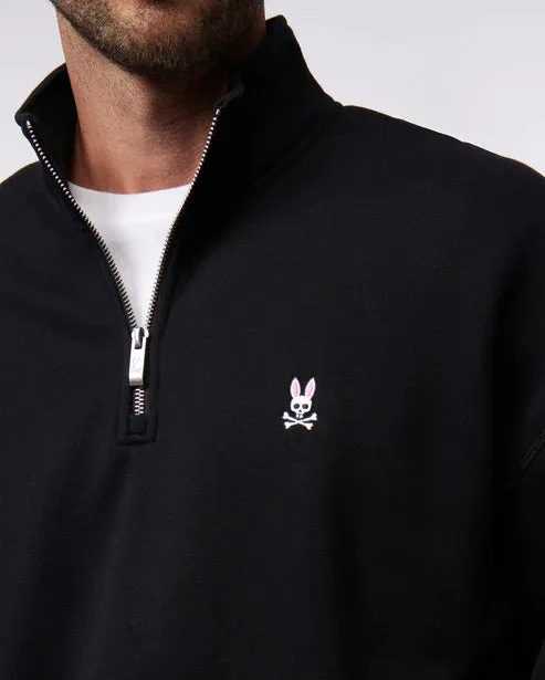 Shrink resistant ID80447-Psycho Bunny Black Yorkville Sweatshirt