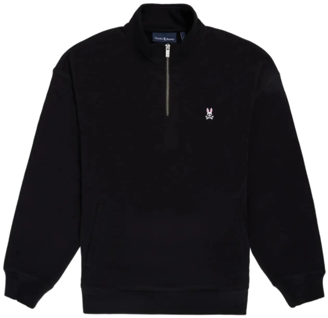 ID80447-Psycho Bunny Black Yorkville Sweatshirt Lounge Comfort product family bonding