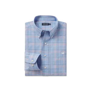 Aiken Windowpane Wrinkle Free Dress Shirt Easy Fit Printed design