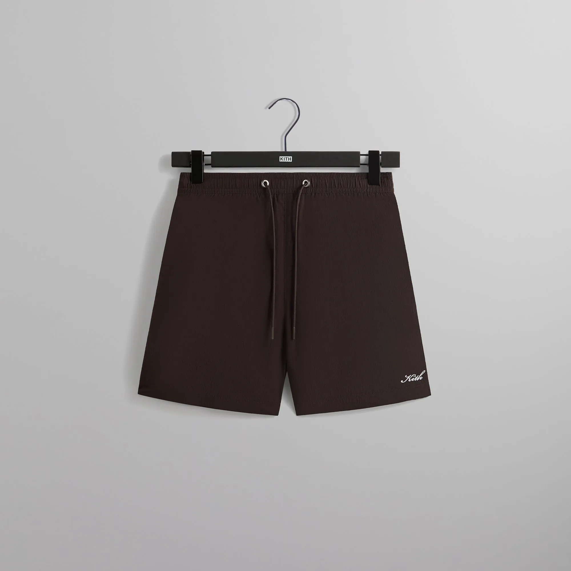 hang dry Sport Comfort Fit Kith Garment Washed Nylon Active Swim Short - Incognito