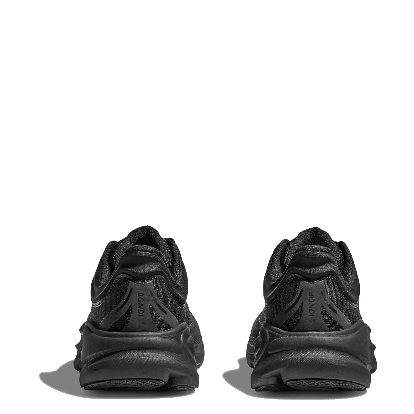 Young Mood Memory Foam Cushioning Hoka Bondi 9 Trainer Black / Black