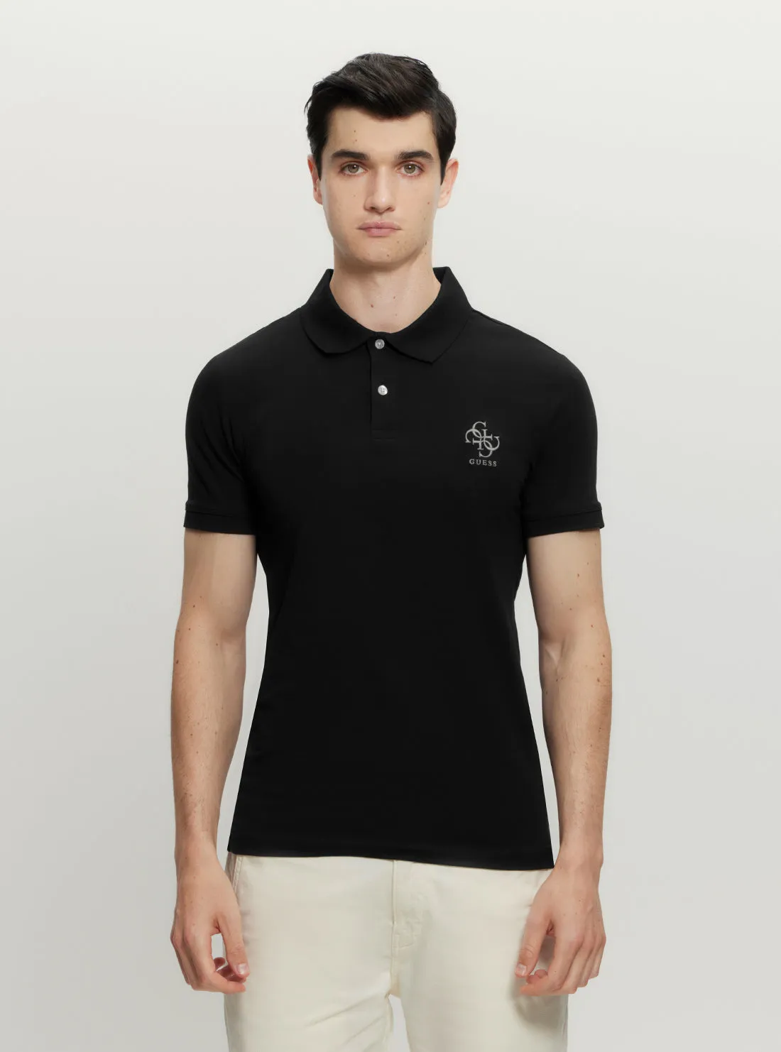 Ultra Soft Texture Affordable accessibility Eco Black Nolan Polo T-Shirt