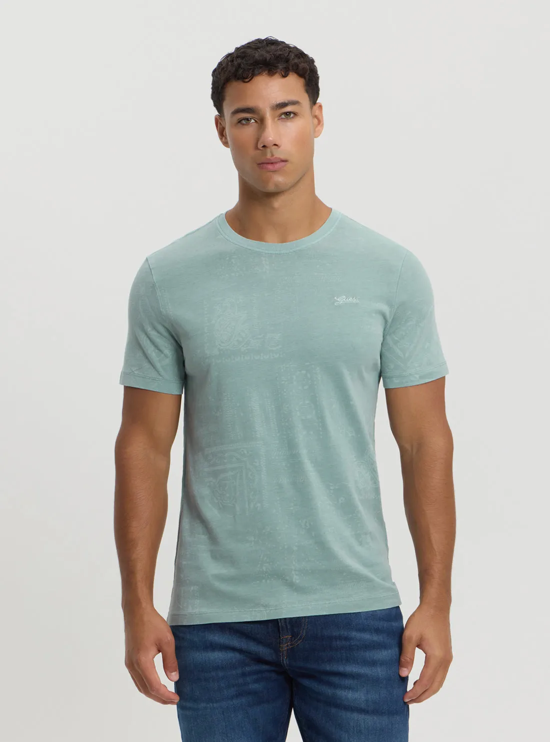 Low Impact Dye Eco Blue Lasered T-Shirt