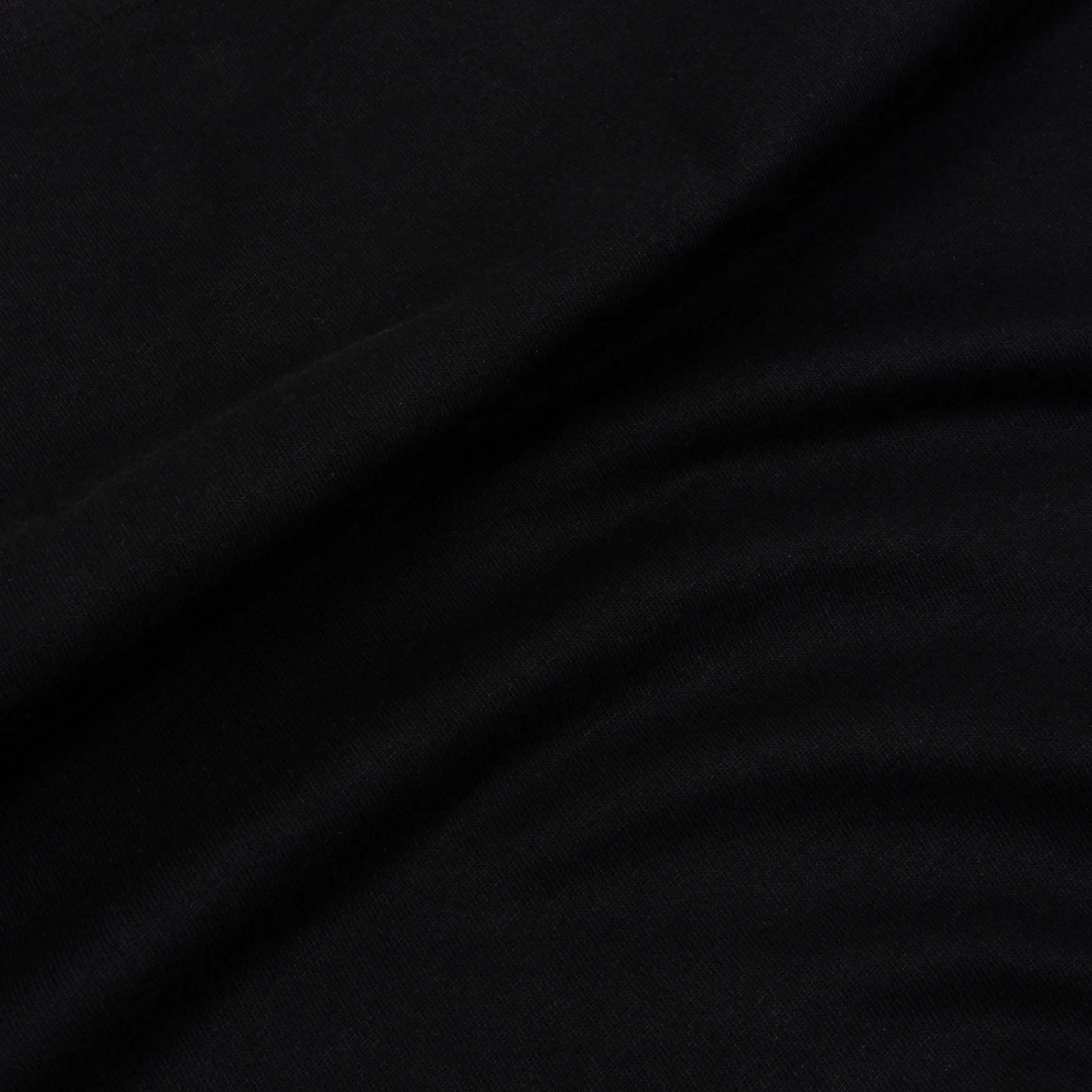 Summer Wardrobe Cropped Tee Mens Short Sleeve Shirt (Black)