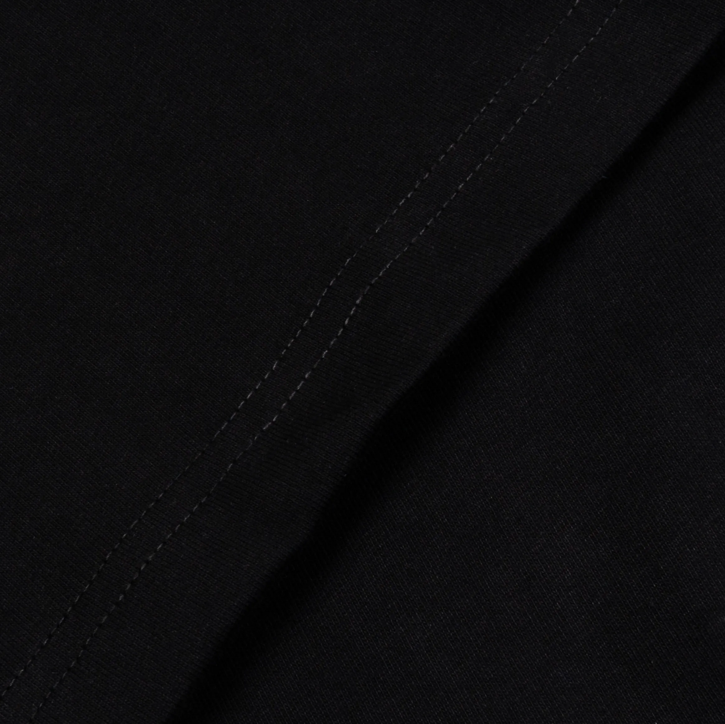 TemperatureRegulating Cropped Tee Mens Short Sleeve Shirt (Black)