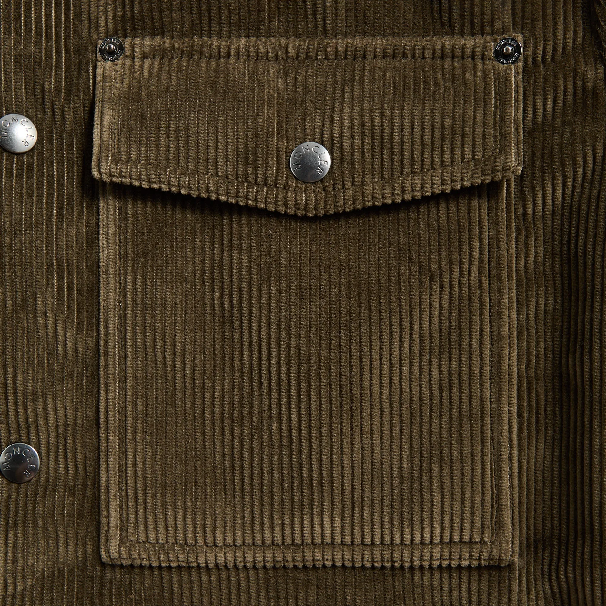 Moncler Ambroisie Down Shirt Jacket - Green Stretch Comfort