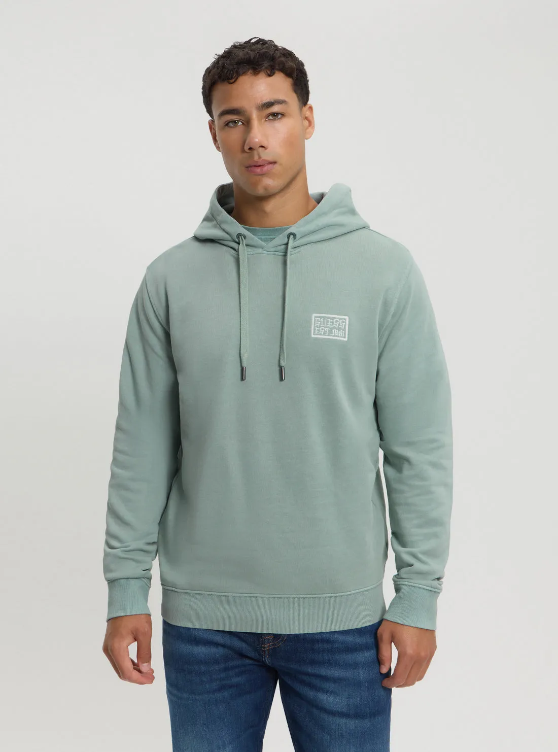 Eco Green Heron Hoodie Jumper Bright Colors