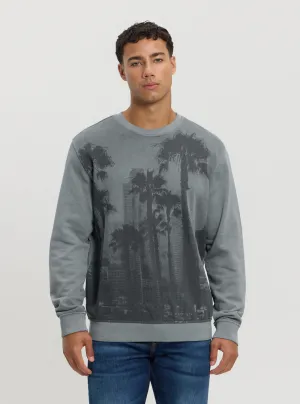 Street Sporty Eco Grey Palm Jumper