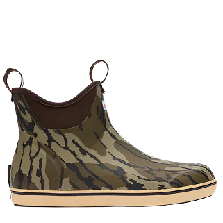 Korean Trend Men's 6" Mossy Oak? Bottomland Ankle Deck Boot